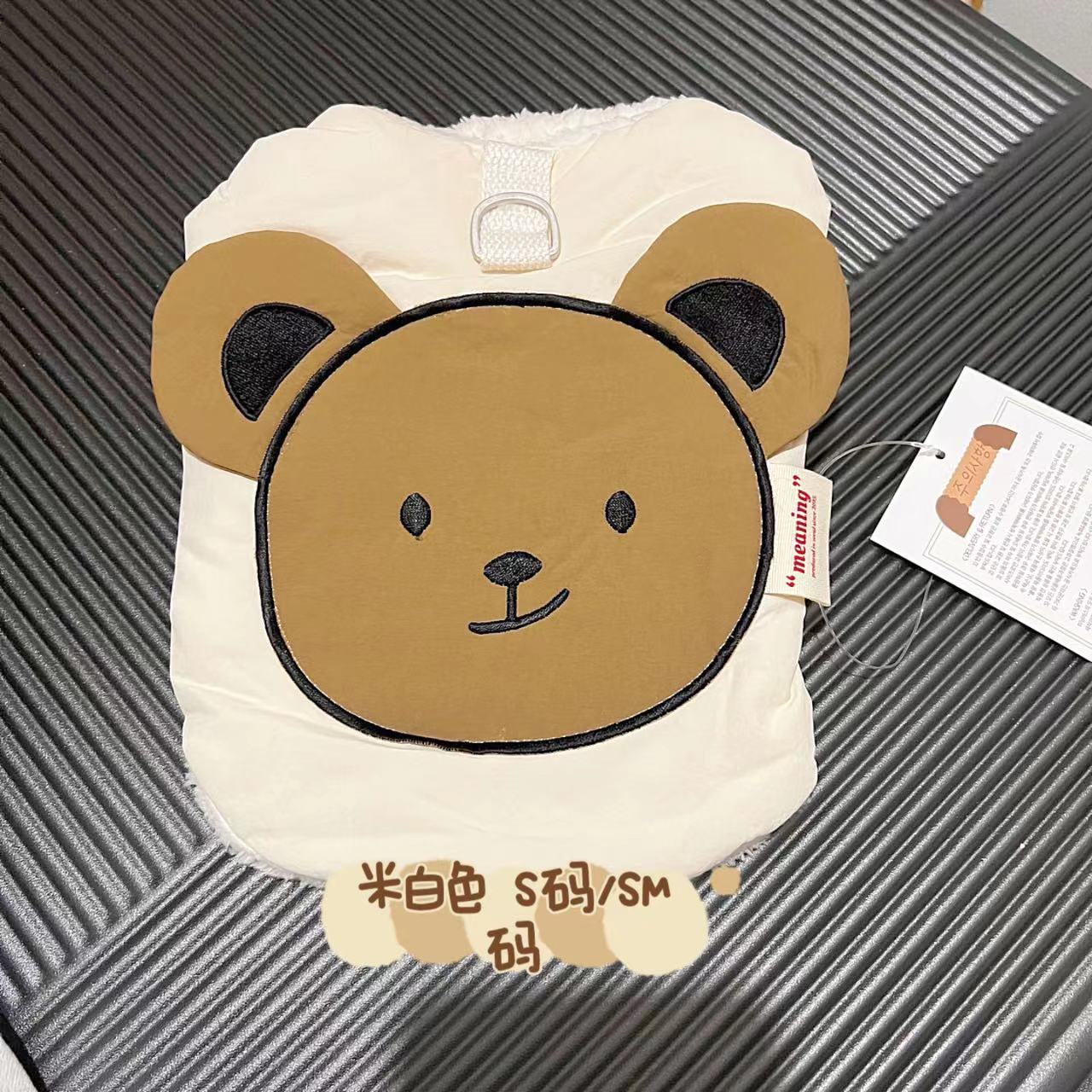 meaningless 小熊羽绒马甲 little bear vest